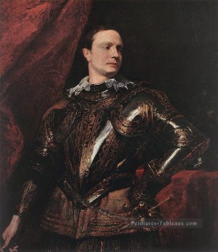 Portrait d’un jeune baroque général peintre de cour Anthony van Dyck Peinture à l'huile